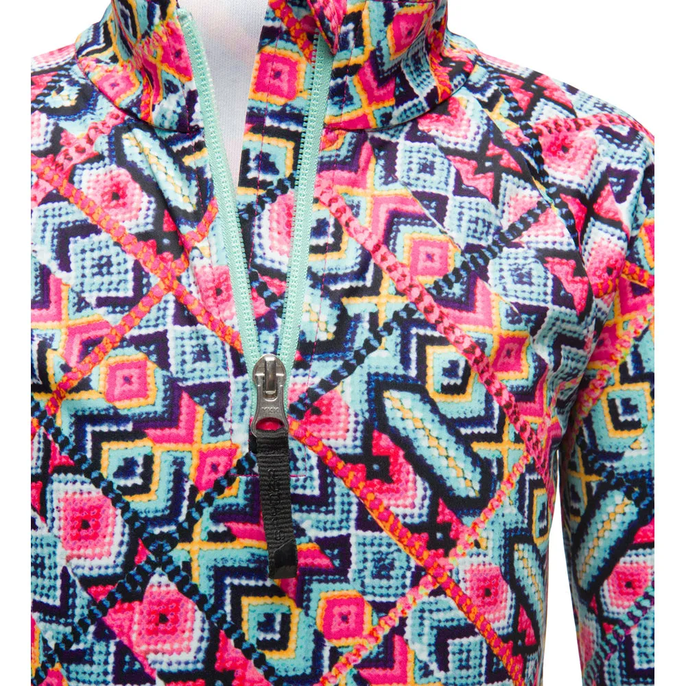 Bitsy Reflect Zip T-Neck Spyder Roupa Térmica Multicolor