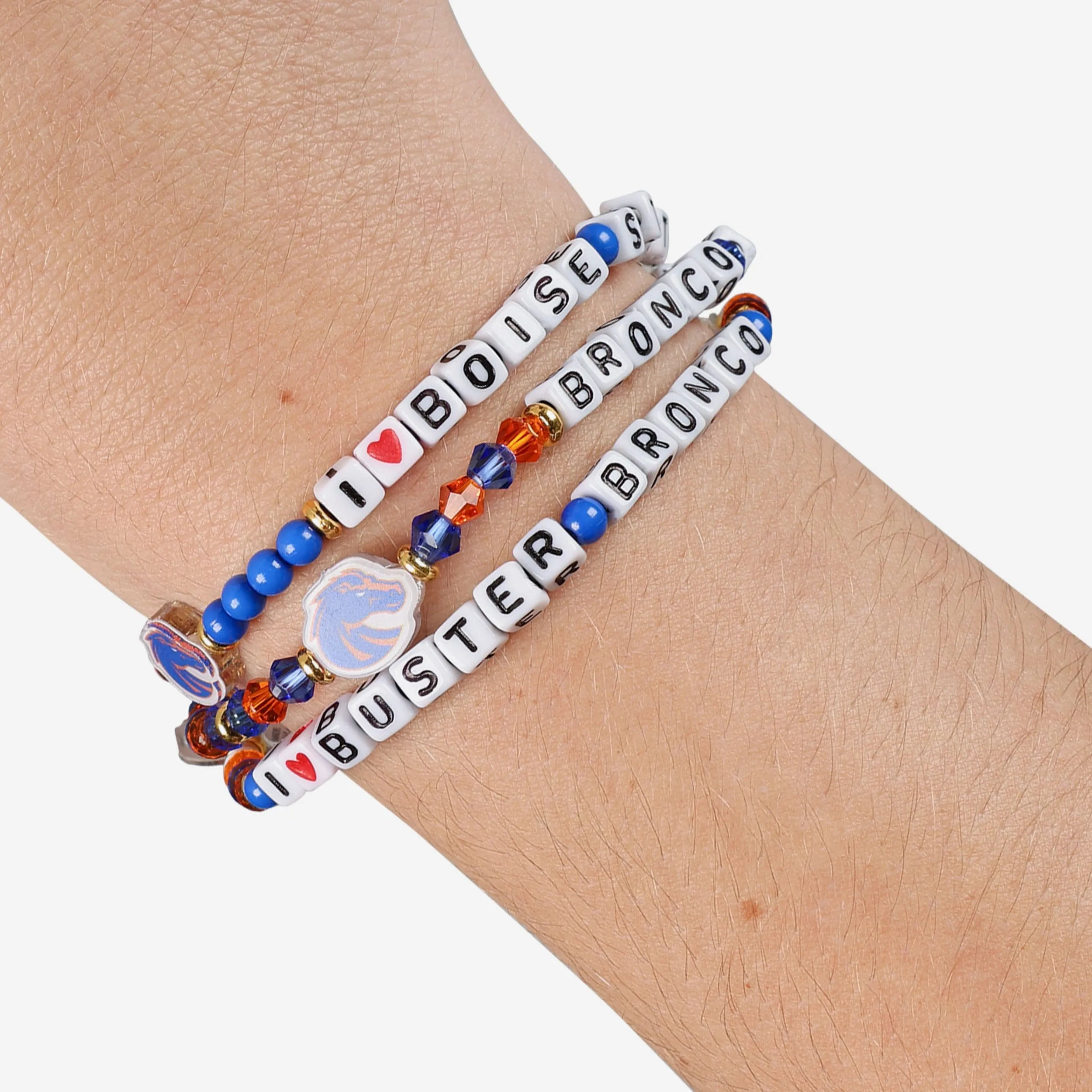 Boise State Broncos 3 Pack Friendship Bracelet