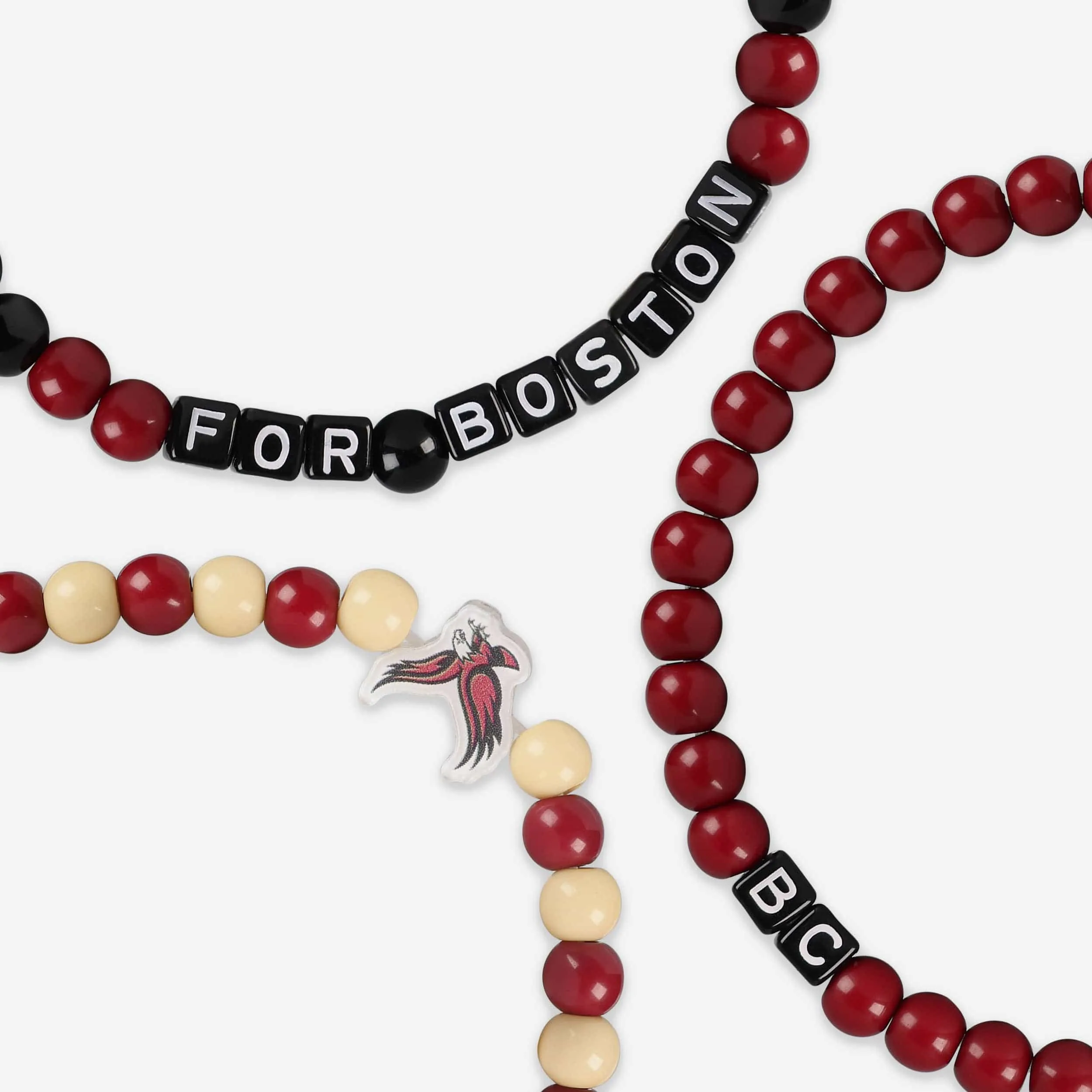 Boston College Eagles 3 Pack Beaded Friendship Bracelet