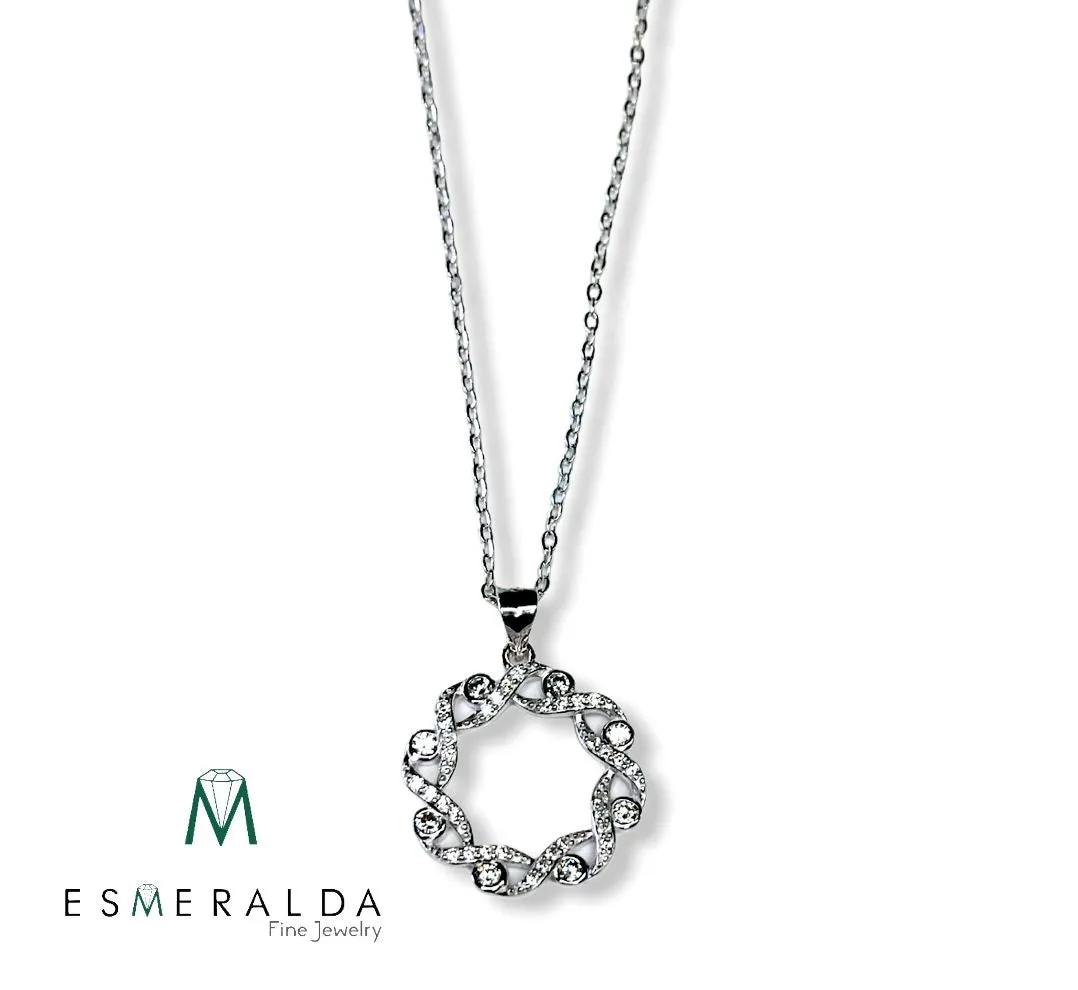 Braided Circle Pendant