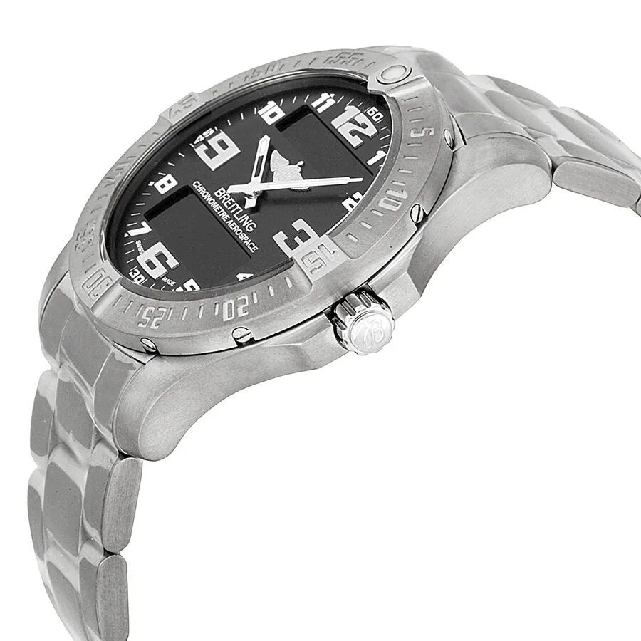 Breitling Aerospace Evo Black Dial Titanium Men's Watch E7936310-BC27TI E7936310-BC27-152E