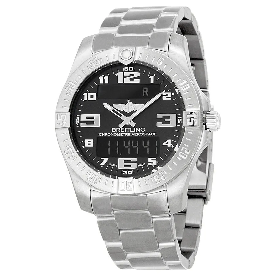 Breitling Aerospace Evo Black Dial Titanium Men's Watch E7936310-BC27TI E7936310-BC27-152E
