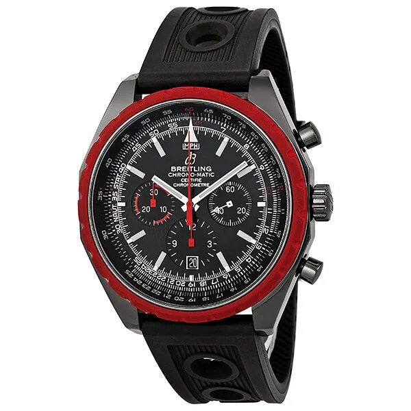 Breitling Navitimer Chronomatic 49 Black Dial Men's Watch M1436003-BA67 M1436003-BA67-201S