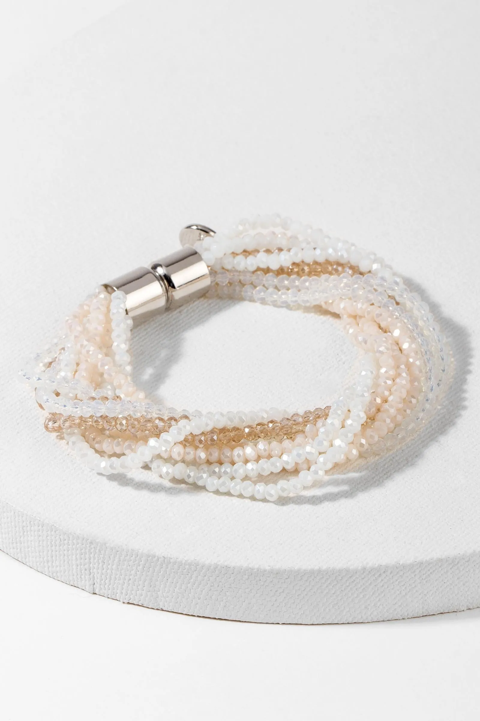 Bridal Crystal Beaded Tassel E