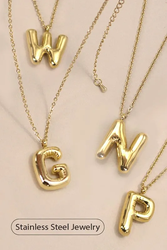 Bubble Letter Necklaces