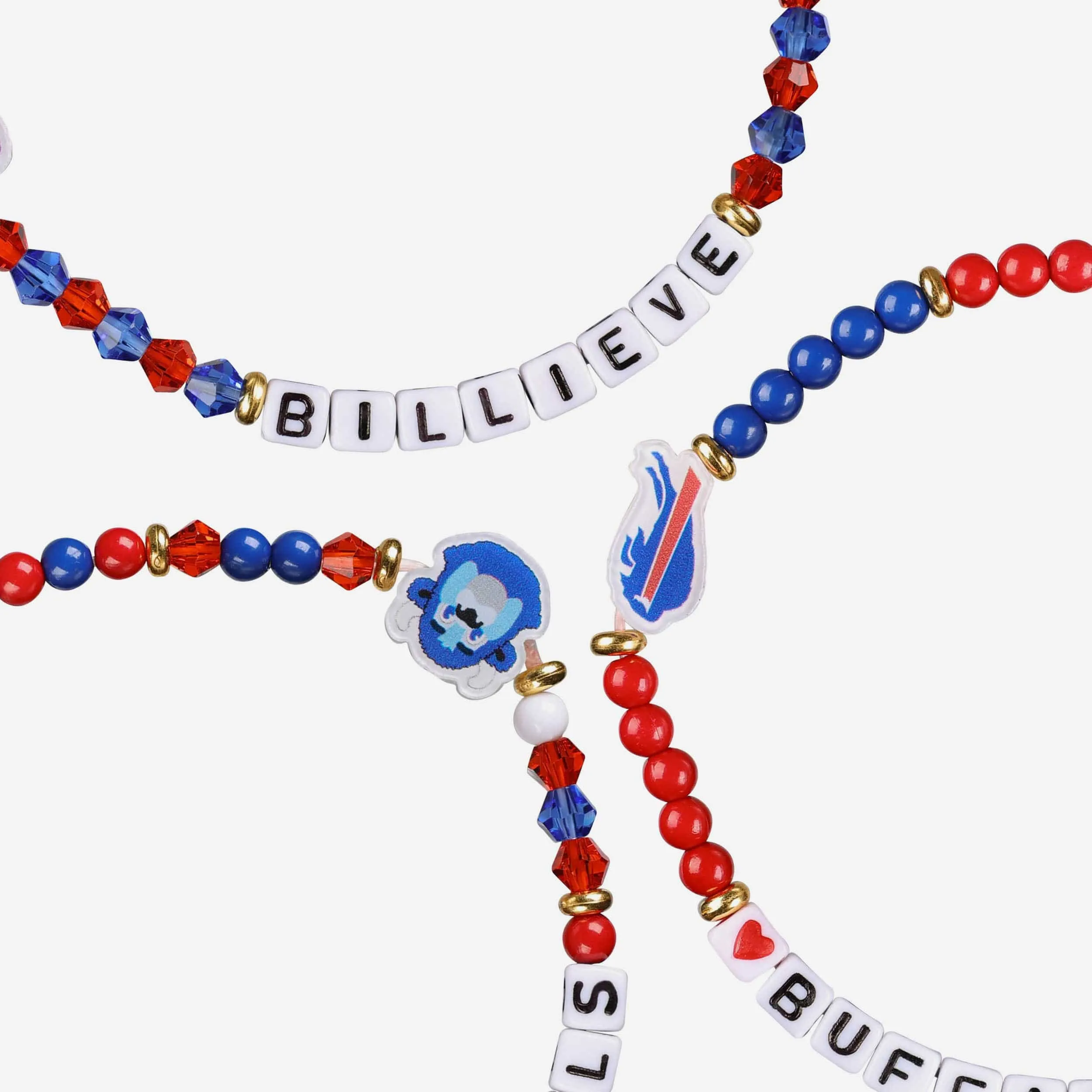 Buffalo Bills 3 Pack Friendship Bracelet