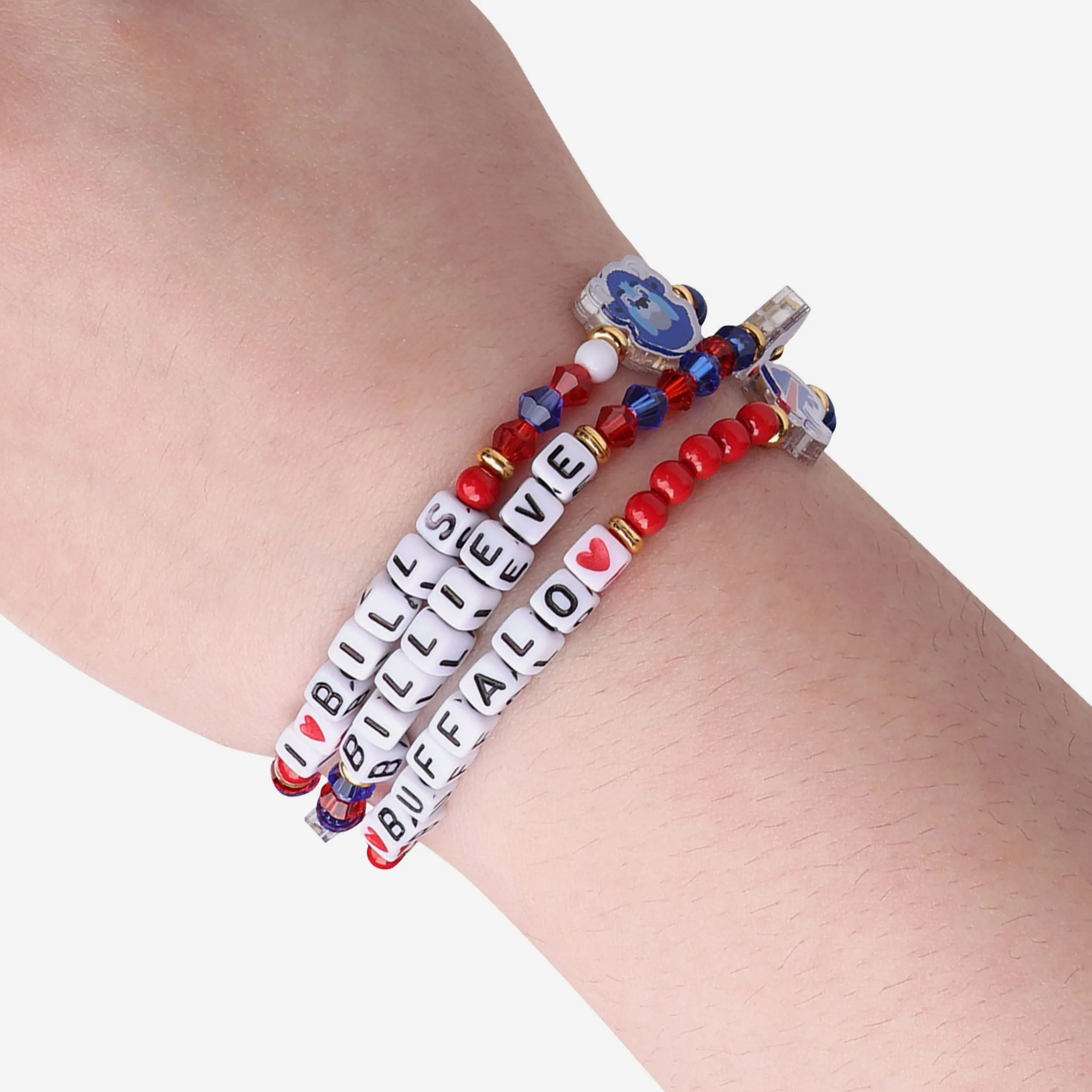 Buffalo Bills 3 Pack Friendship Bracelet