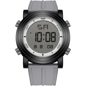 BUREI Digital Herren Uhren Sport Outdoor Armbanduhr Silikon Herren mit Wecker/Kalender/Stoppuhr/LED-Hintergrundbeleuchtung