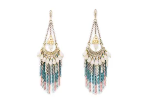 Candy color panache tassel drops