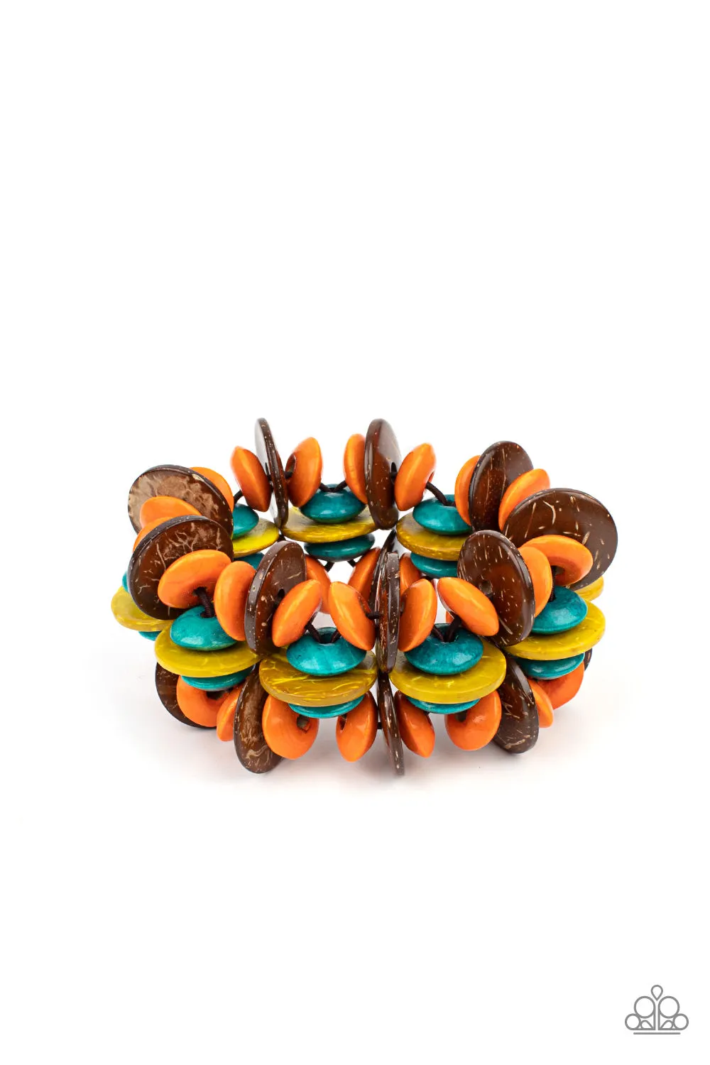 Caribbean Canopy - Multi Paparazzi Bracelets