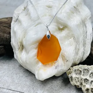 Carnelian Freeform Pendant