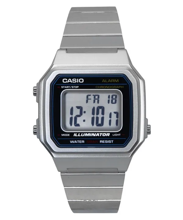 Casio Classic Vintage Illuminator Chronograph Alarm Digital B650WD-1A Unisex Watch