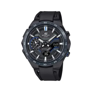 Casio Edifice ECB-2200PB-1ADF Men Analog-Digital Watch with Black Resin Band