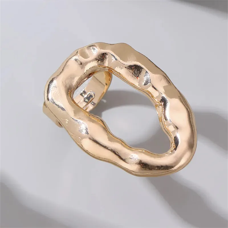 Casual Sweet Simple Style Geometric Alloy Women's Rings
