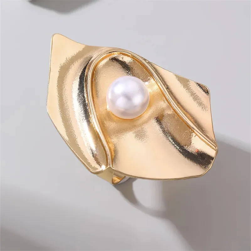 Casual Sweet Simple Style Geometric Alloy Women's Rings