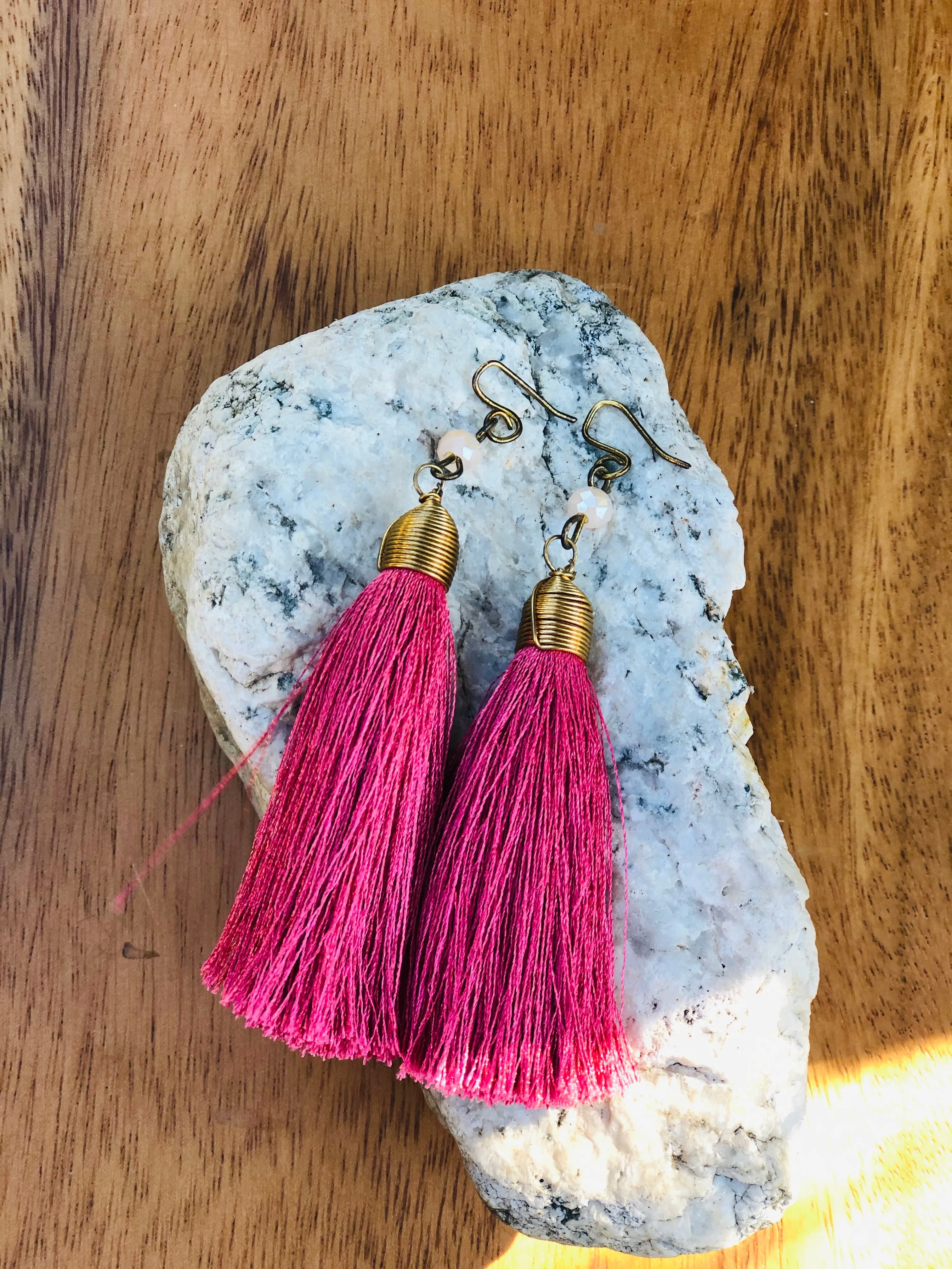 Charito Tassel Drop Earrings