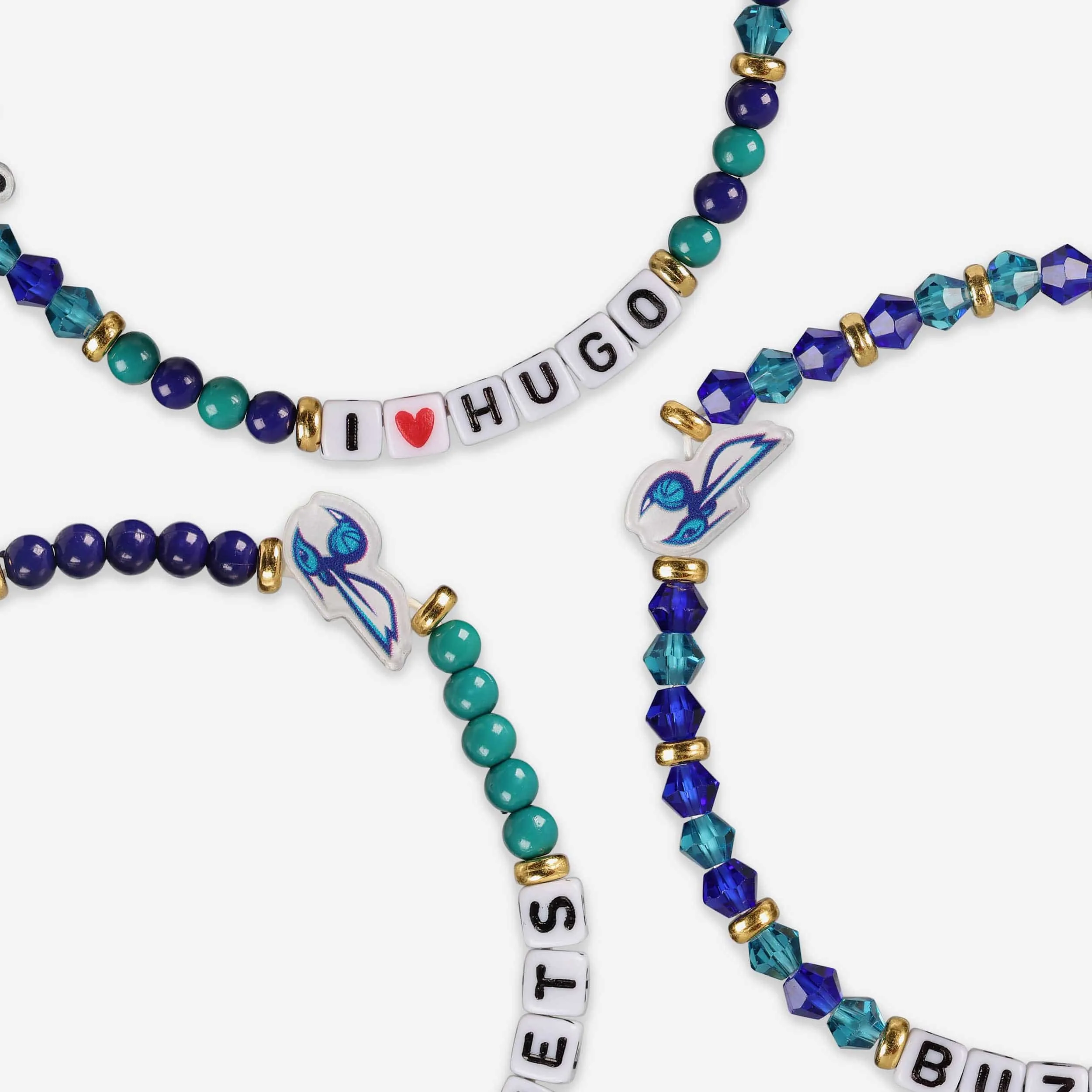 Charlotte Hornets 3 Pack Friendship Bracelet
