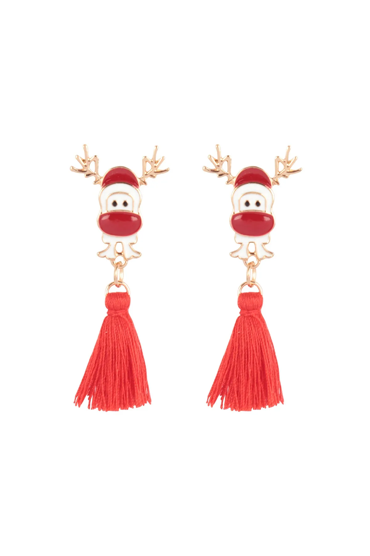 CHRISTMAS SNOWMAN, DEER TASSEL, STOCKING, TREE, POST SET EARRINGS
