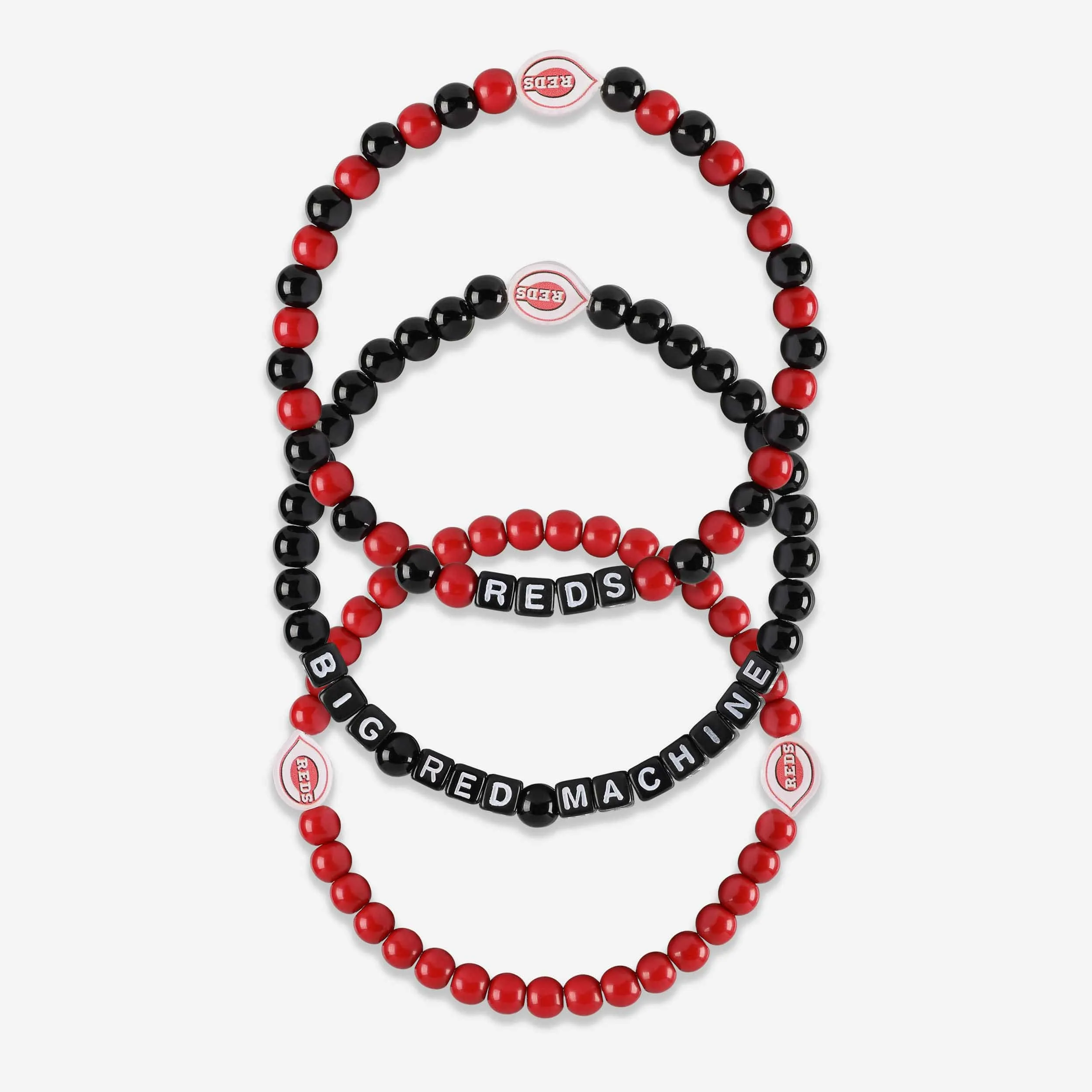 Cincinnati Reds 3 Pack Beaded Friendship Bracelet