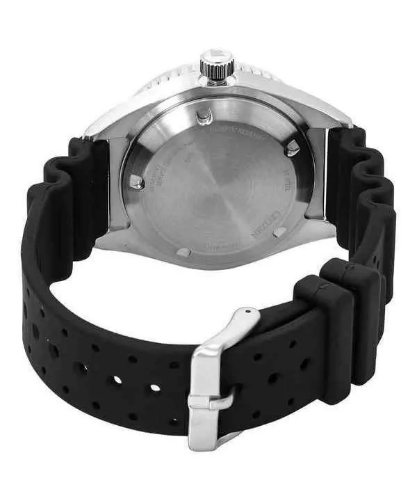 Citizen Promaster Marine Rubber Strap Yellow Dial Automatic Divers NY0120-01X 200M Mens Watch