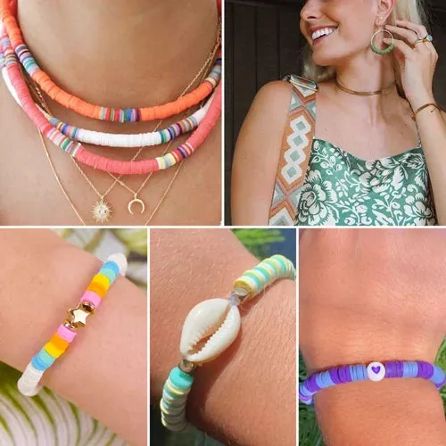 Clay Beads Bracelet Making Kit-Christmas gift
