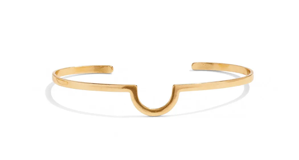 Cleft Palm Cuff in Gold
