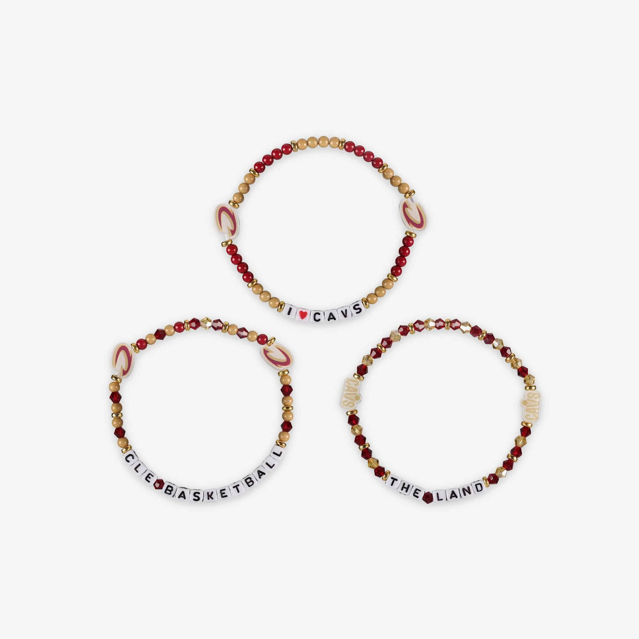 Cleveland Cavaliers 3 Pack Friendship Bracelet