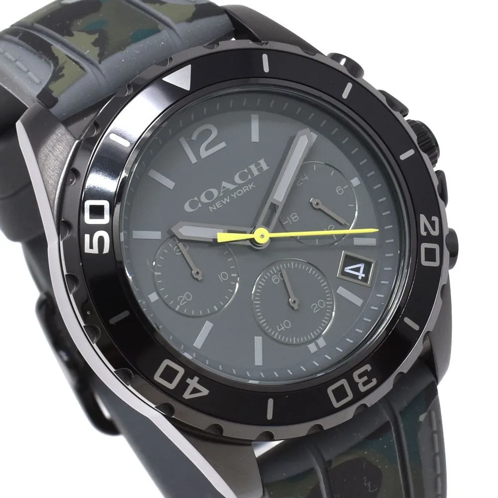 Coach Kent Camo Rubber Strap Men's Watch 14602567