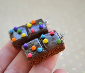 Cosmic Brownie Dangle Earrings