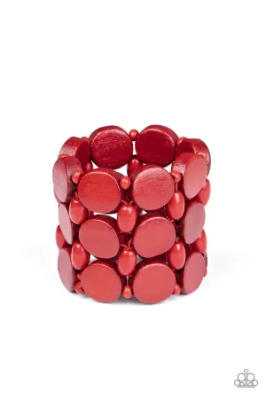Cruising Coronado Red Paparazzi Bracelet