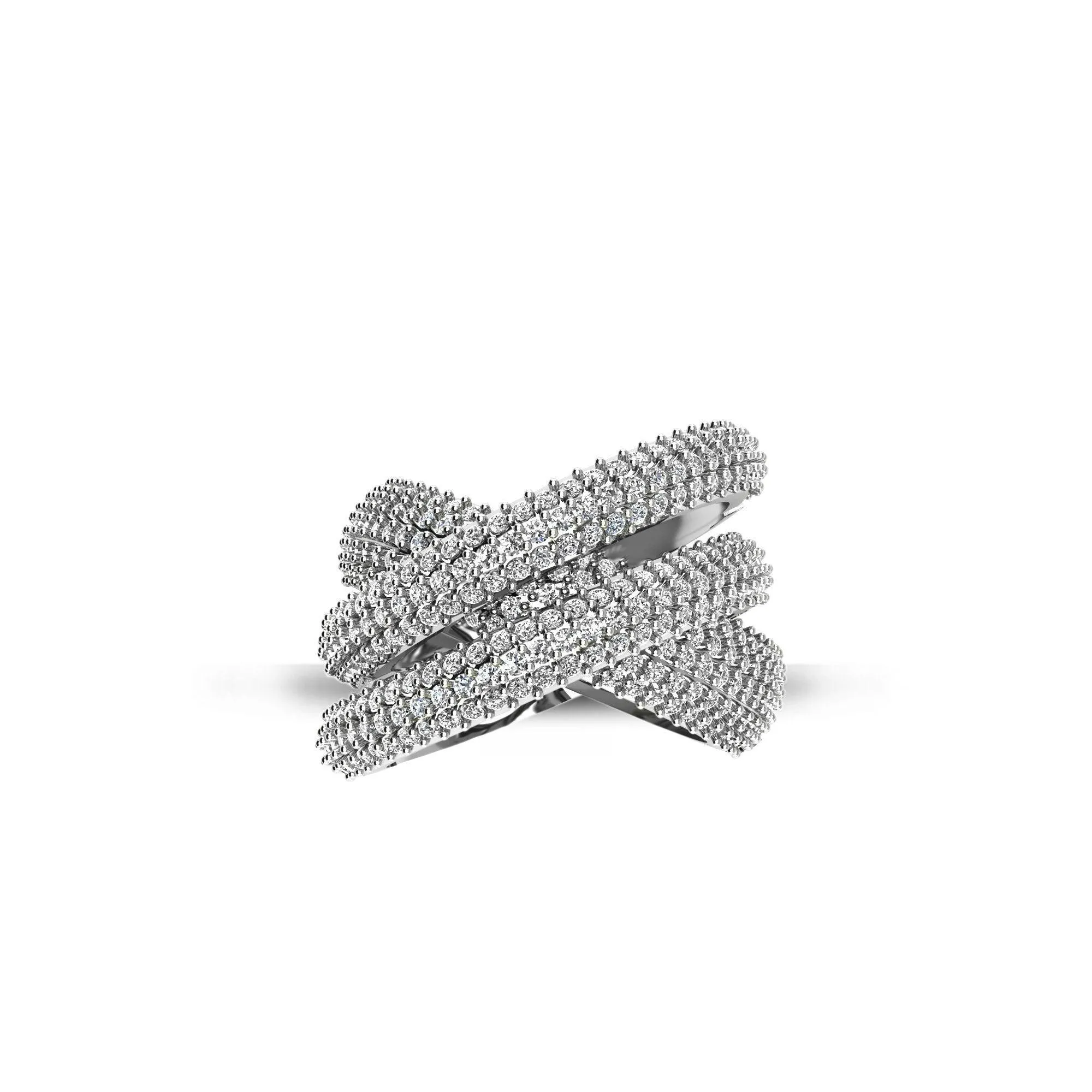Cubic Zirconia Fashion Ring in Sterling Silver
