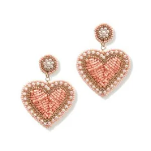 Cupid Kisses Bead Dangle Earring