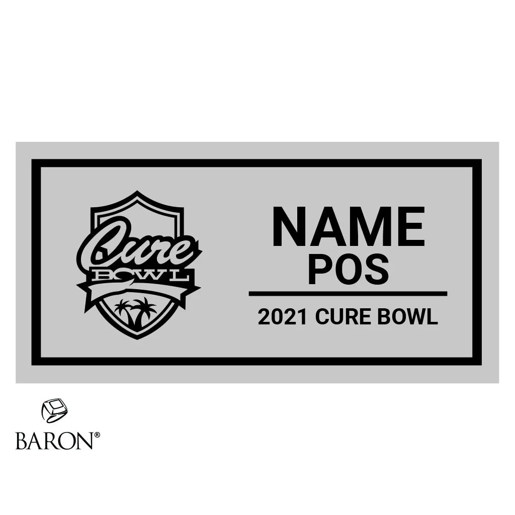 Cure Bowl Officials Rings 2021 Championship Display Case