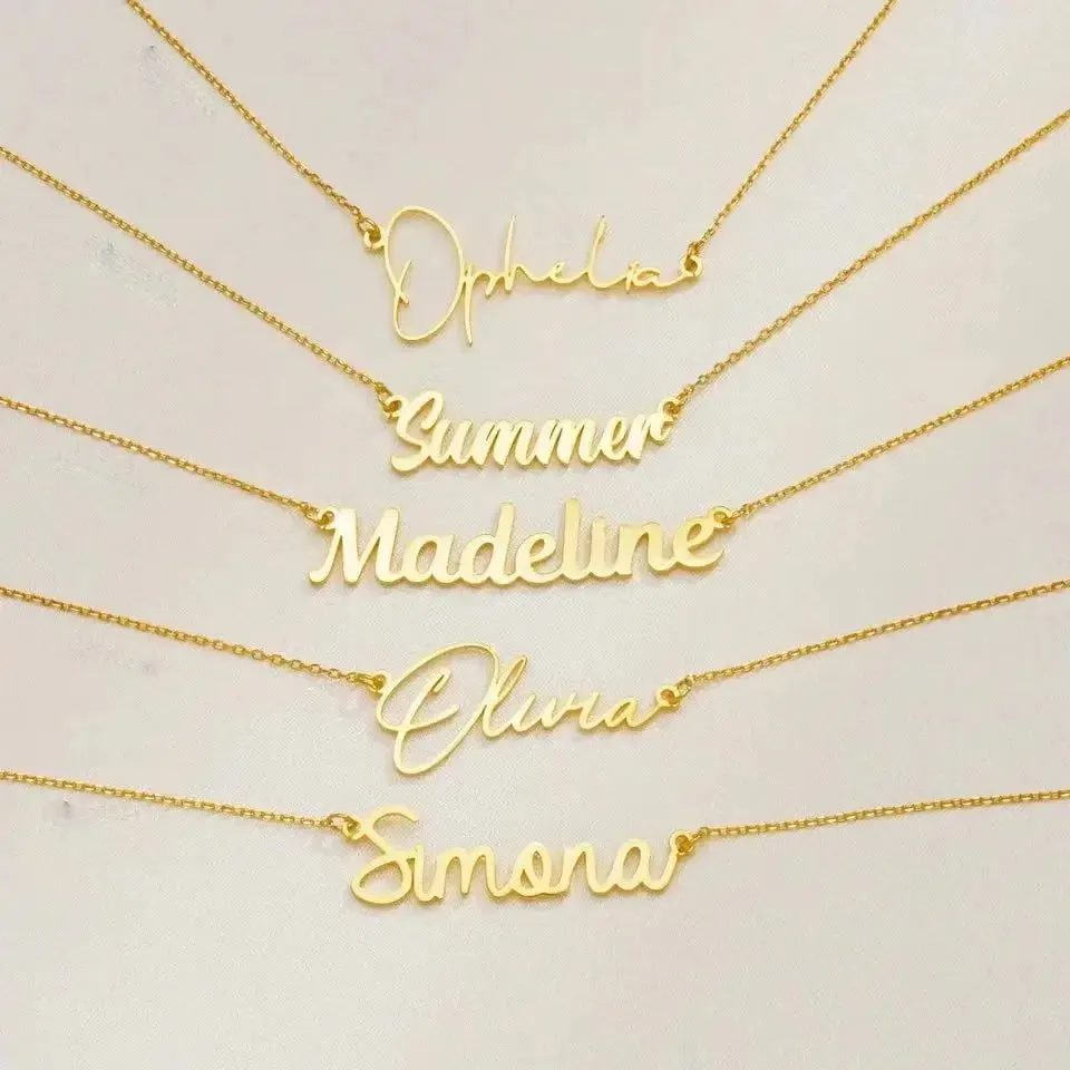 Custom Name Necklace | Super Gift Online - Personalized Jewelry for Every Occasion