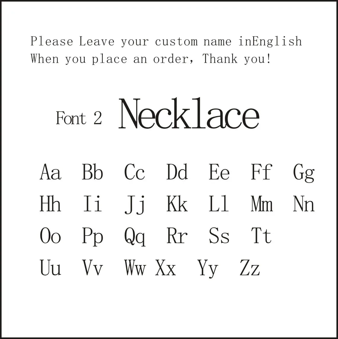 Custom Name Necklace | Super Gift Online - Personalized Jewelry for Every Occasion