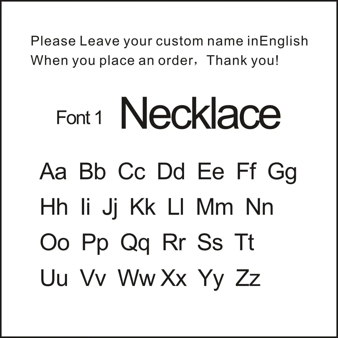 Custom Name Necklace | Super Gift Online - Personalized Jewelry for Every Occasion