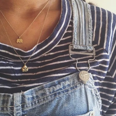 Dainty Elephant Necklace