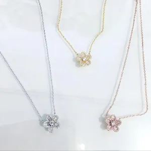Daisy CZ Necklace