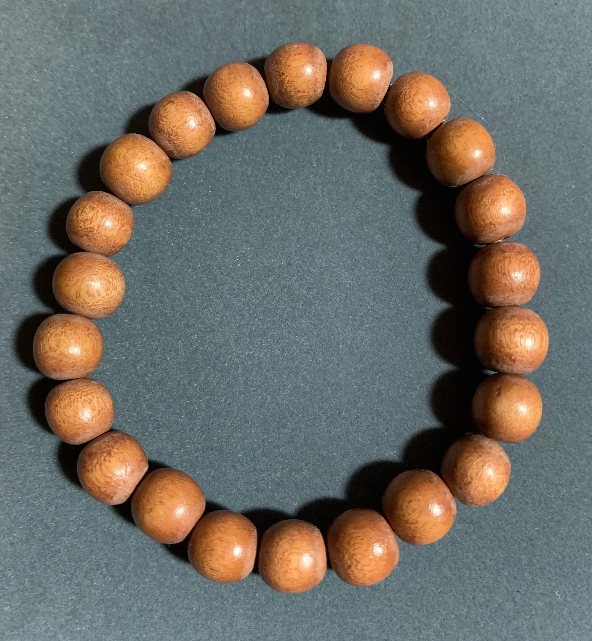 Dark Wooden Elastic Bracelet   #17046