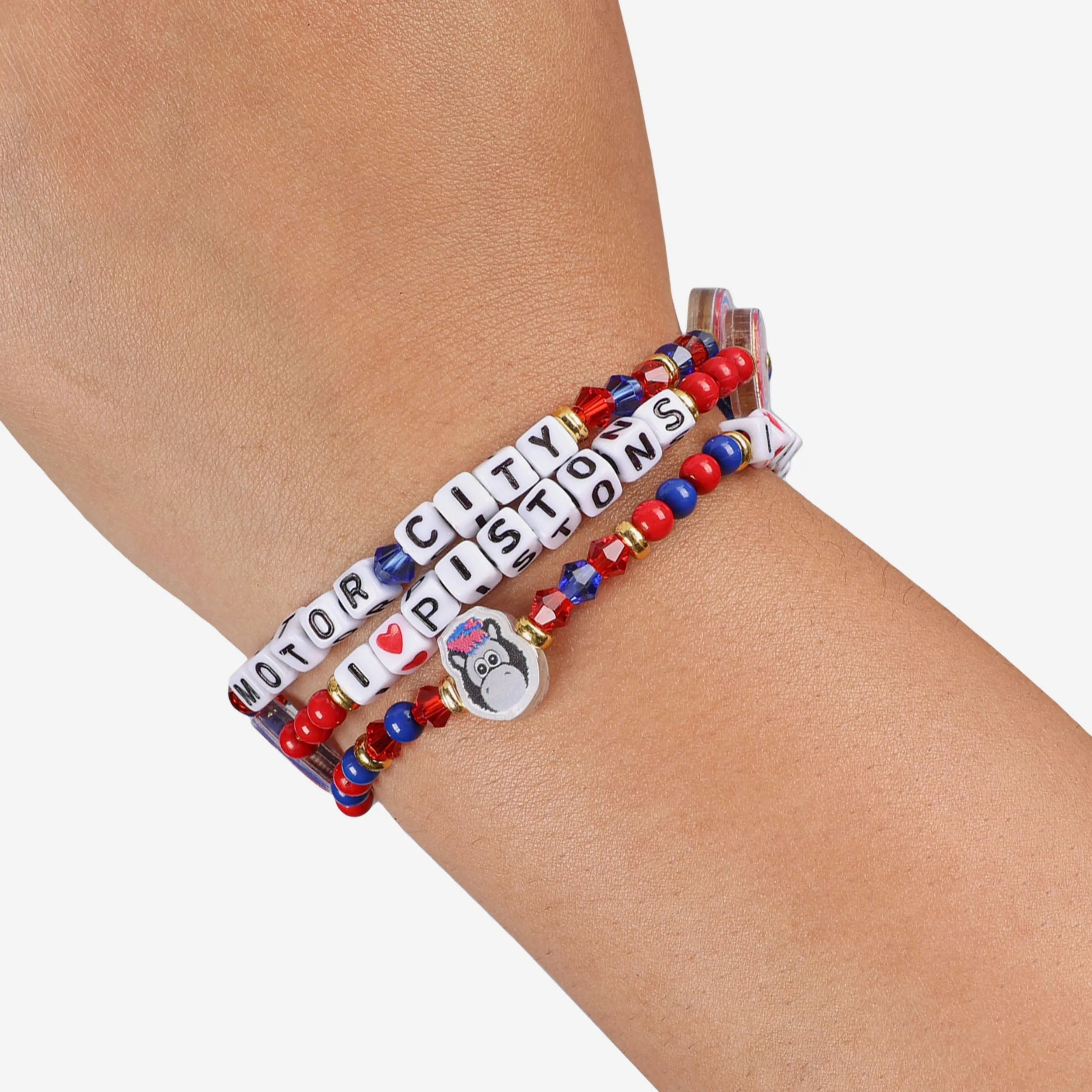 Detroit Pistons 3 Pack Friendship Bracelet