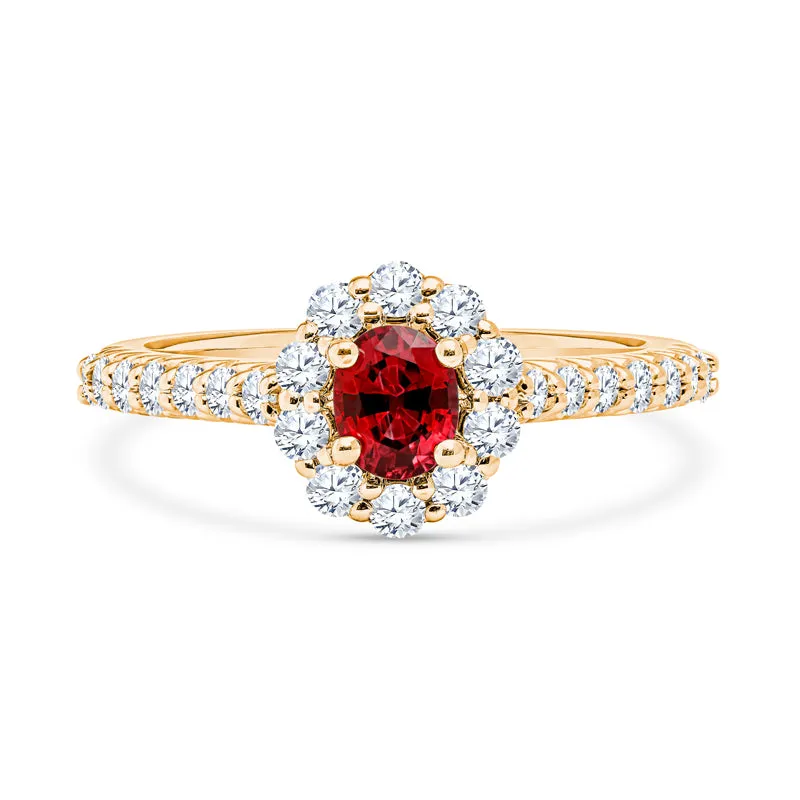 Diamond and Sapphire Gold Ring
