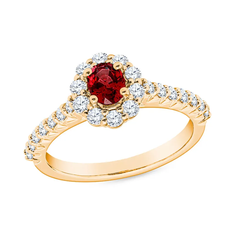 Diamond and Sapphire Gold Ring