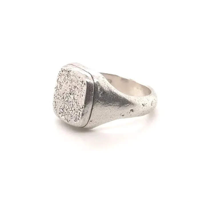 Distressed Signet Ring