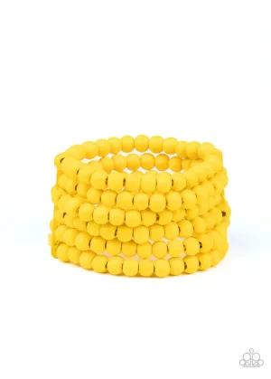Diving In Maldives Yellow Bracelet