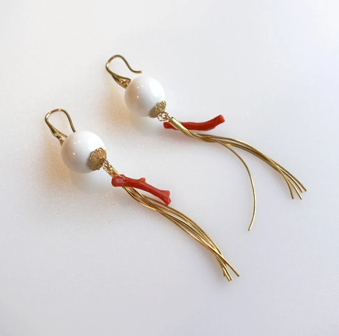 Dragon Princess Tassel Earrings