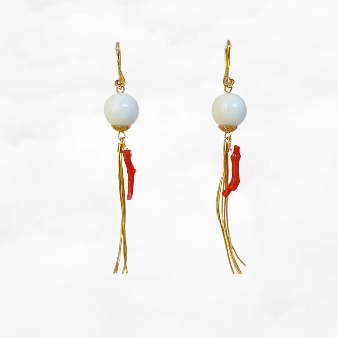 Dragon Princess Tassel Earrings