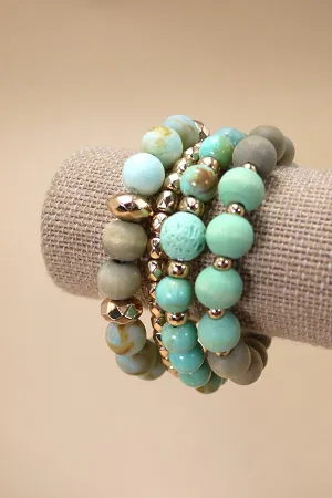 Dream On Bracelet Set, Green PREORDER!
