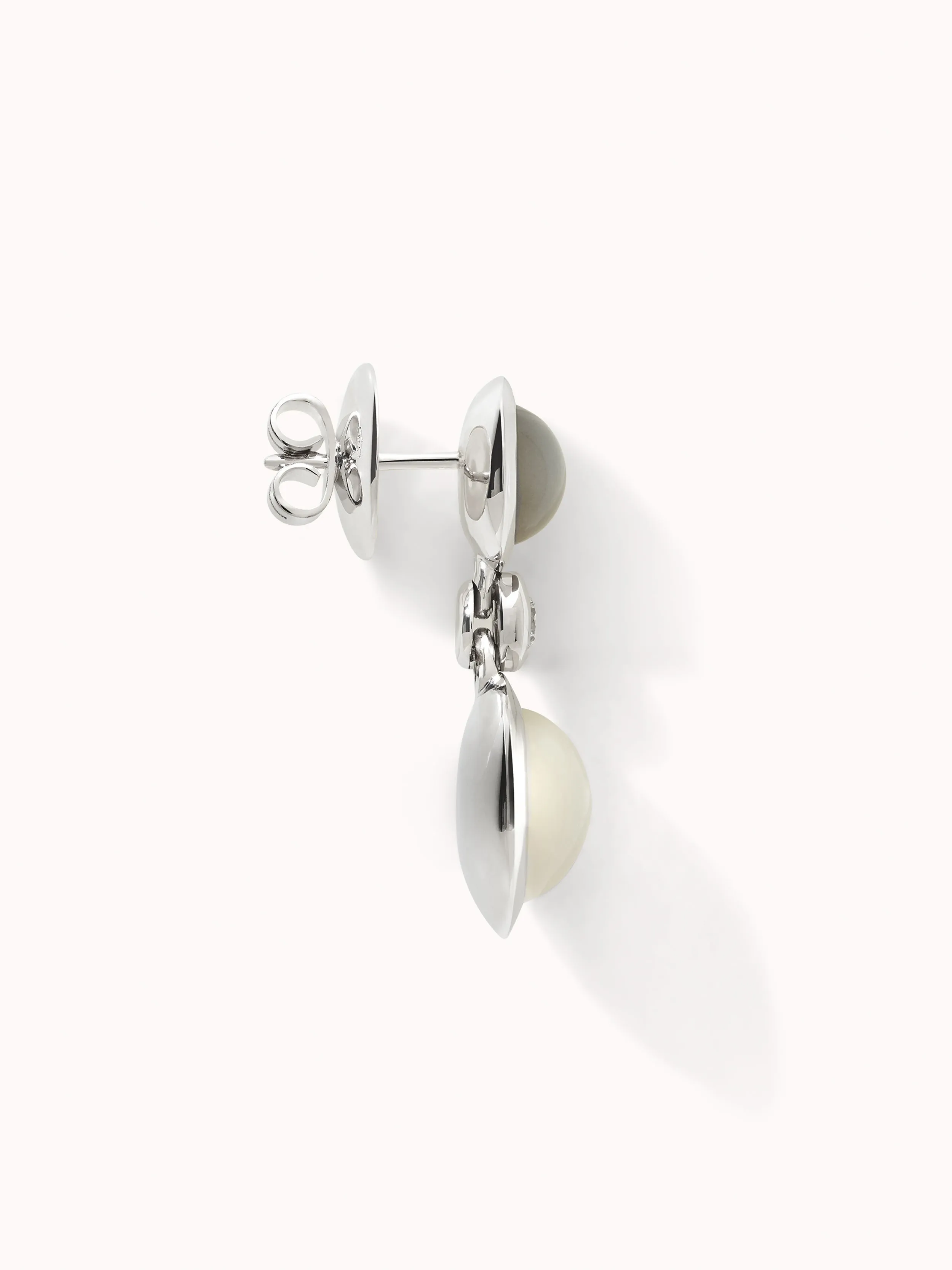 Earrings BOUTON 2 Cabochons 'Cashmere' / Classic 'Cashmere' / Classic
