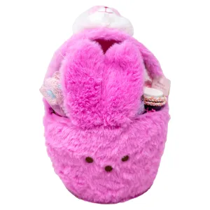 Easter Peeps Pink Bunny Basket for Kids
