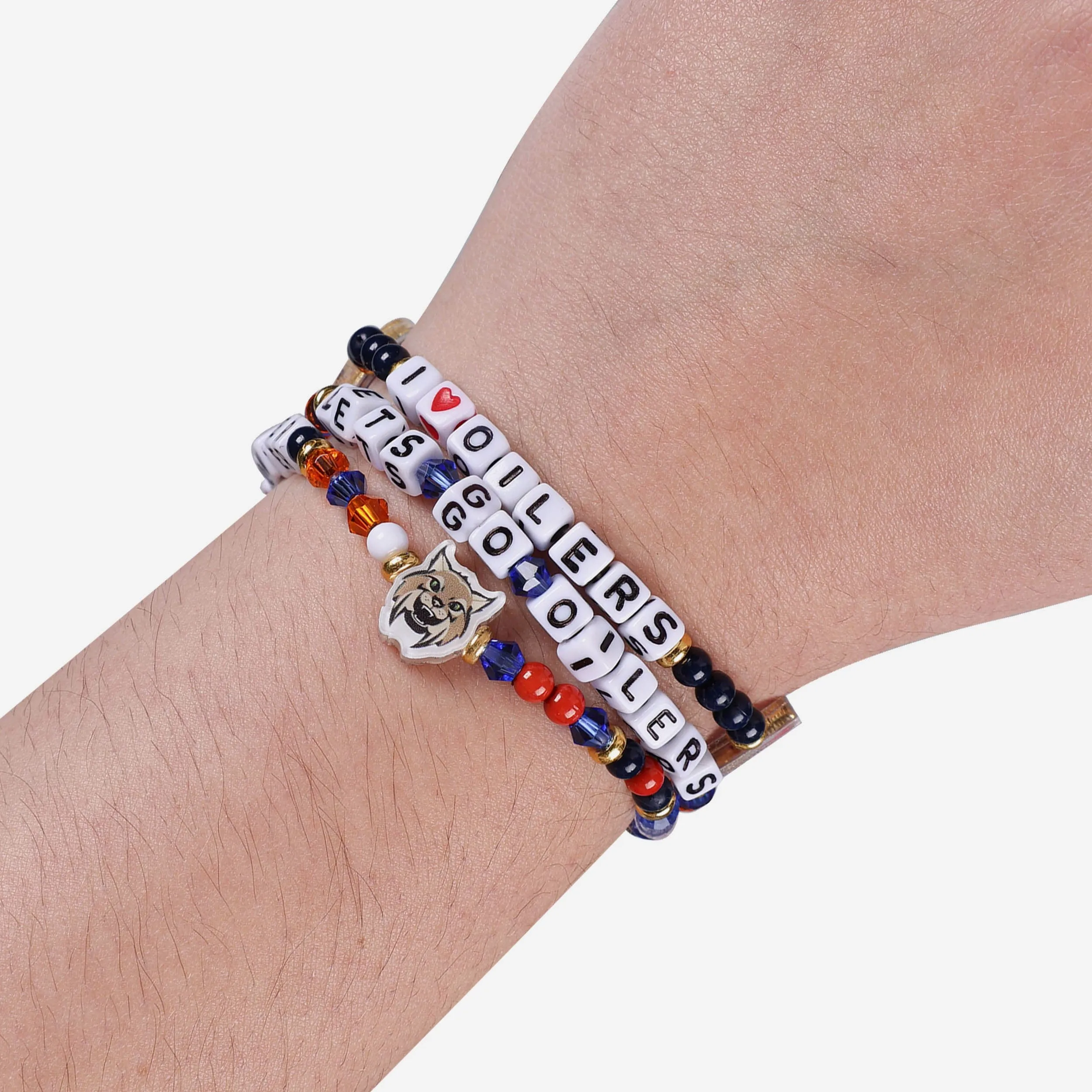Edmonton Oilers 3 Pack Friendship Bracelet